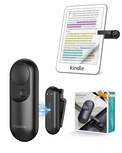 [#1 Magnetic Tech] Remote Control Page Turner for Kindle Paperwhite with Wrist Strap, 2-in-1 Kindle Accessories for iPhone, iPad, Camera Video Record & Shutter Selfie,Ideal Valentine’s Gift