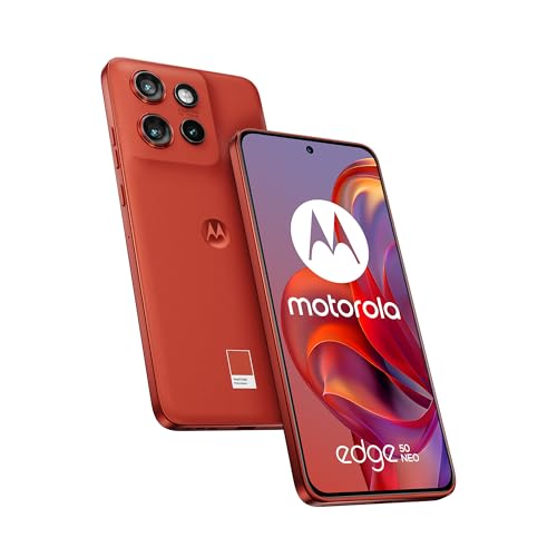 Motorola edge 50 neo (6.36" pOLED Super HD display, IP68, 50MP, Sony LYTIA 700C, 68W TurboPower, 4310mAh, Dolby Atmos, Android 14, 8/256 GB, MediaTek Dimensity 7300, SIM + eSIM), PANTONE Poinciana