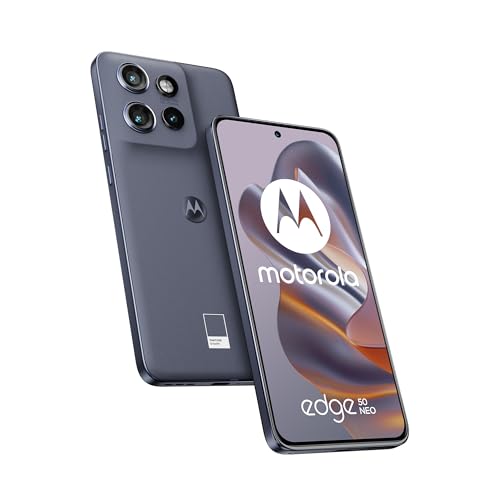 Motorola edge 50 neo (6.36" pOLED Super HD display, IP68, 50MP, Sony LYTIA 700C, 68W TurboPower, 4310mAh, Dolby Atmos, Android 14, 8/256 GB, MediaTek Dimensity 7300, SIM + eSIM), PANTONE Grisaille