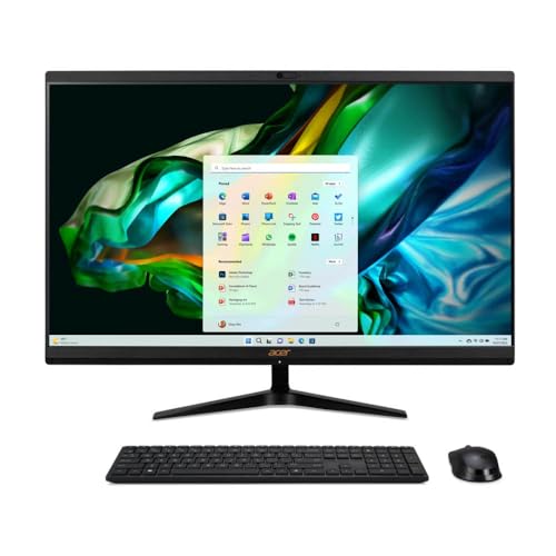 Acer Aspire C27-1800 All-in-One Desktop 2024 New, Intel i5-12450H 8-Core, 27" FHD IPS Display, Intel Iris Xe Graphics, Wi-Fi, 32GB DDR4 2TB M.2 SSD, Win11 Pro