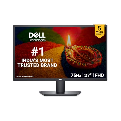 Dell SE2725H 27"/68.58cm FHD Monitor,Aspect Ratio 16:9, 75Hz, Tilt, Brightness 300 cd/m2(Typical), 5ms, 3000:1 Contrast Ratio, 1xHDMI, 1xVGA, 1x Power Connector, 1x Security Lock, Comfortview Plus