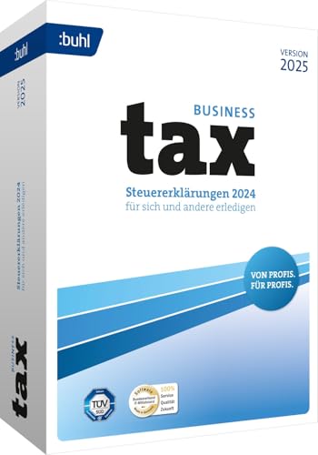 Tax 2025 Business (für Steuerjahr 2024) |100 Abgaben|Standard Verpackung