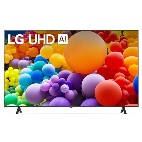 LG 50-Inch UT7000 Series 4K Smart TV - α5 AI Processor 4K, Dynamic Tone Mapping, Alexa Ready, HDR10, HGIG, ALLM, WebOS 24, Wi-Fi, Bluetooth, AI Upscaling, AI Sound, LG Channels (50UT7000PUB, 2024)