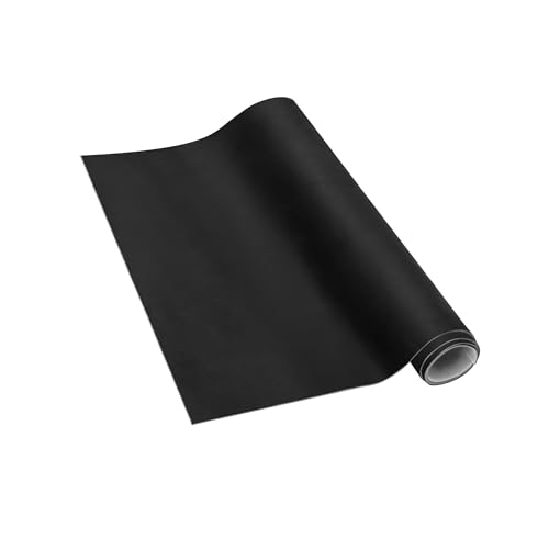 ACROPIX Suede Headliner Fabric 98" Length x 60" Width Foam Backed for Car Truck RV SUV Interior Trim Protect Aging Broken Faded DIY Repair Replacement Black Car Parts