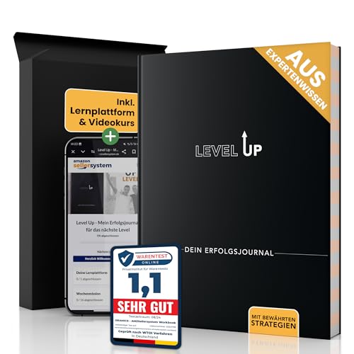 AMZSellersystem Success Journal & Daily Planner - Includes Learning Platform & Video Course DIN A5 - Developed by 7-Digit Entrepreneurs - For More Focus, Productivity & a Self-Determined Life