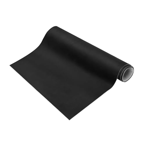 A ABSOPRO Suede Headliner Fabric 98" Length x 60" Width Foam Backed for Car Truck RV SUV Interior Trim Protect Aging Broken Faded DIY Repair Replacement Black Item Replacement