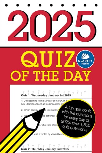 Quiz of the Day 2025: A fun quiz book with five questions for every day of 2025: over 1,800 quiz questions!