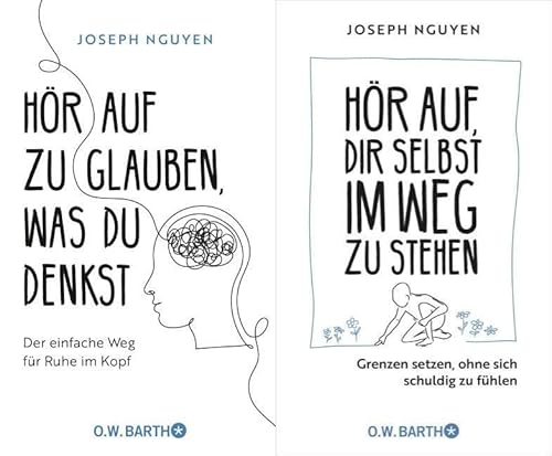 Hör auf zu glauben, was du denkst + Hör auf, dir selbst im Weg zu stehen + 1 exklusives Postkartenset