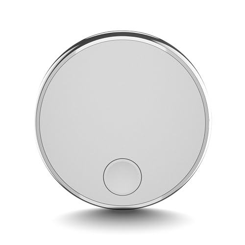 URBN TagiT Smart Coin Finder - Apple MFi Certified Tracker, Works with iOS Devices Only, 1-Year Battery, Audible Alerts, Lost Mode, If Left Behind Notifications, Free Lanyad Included