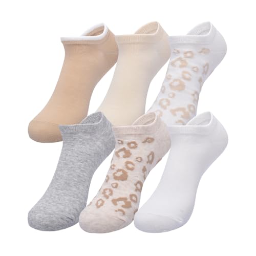 GAP Women's Low Cut Socks, Multi-Pack Adult Socks, Soft & Stretchy, Comfortable, New Off White (6-Pack), One Size, New Off White (6-pack), One Size