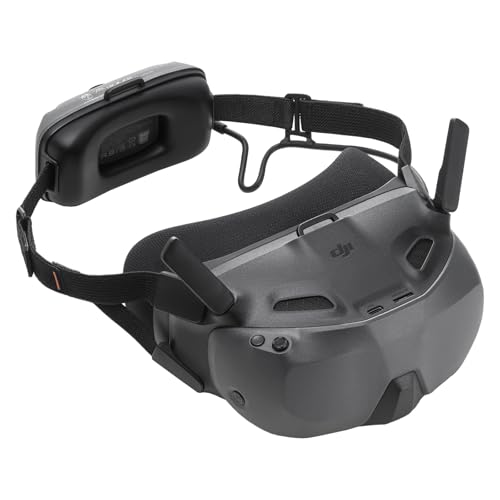 DJI Goggles N3, Goggles FPV avec écran Ultra-Large de 1 080p, expérience de vol immersive, Goggles pour Drone FPV, Diffusion sans Fil, Goggles pour Drone, kit prêt à l’Emploi, Curseur en RA