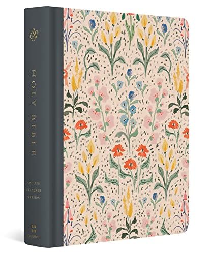 ESV Single Column Journaling Bible, Artist Series (Cloth over Board, Lulie Wallace, In Bloom): Holy Bible, English Standard Version