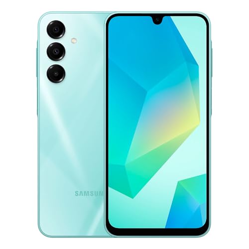 SAMSUNG Galaxy A16 5G Mobile Phone, 17 cm (6.7 inches), Double SIM, USB Type-C, 4 GB, 128 GB, 5,000 mAh, Green