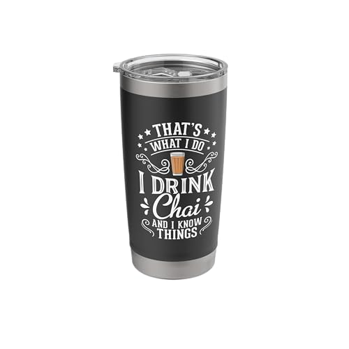 I Drink Chai Punjabi Indian Funny Punjab Stainless Steel Insulated Tumbler