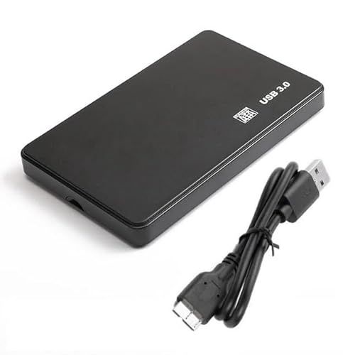 500 GB Portable External Hard Disk Drive - 1 Year Warranty - USB 3.0 for PC Laptop Windows Mac Xbox PlayStation - High Performance External HDD - Black