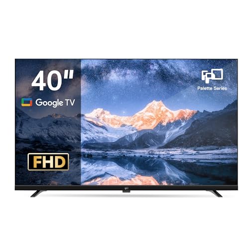 FPD 40-inch Smart TV, 1080p Full HD Google TV with Google Play Built-in Google Cast, HDR 10, Dolby Audio, Voice Remote, Stream Live Television (Palette-Series, CG40-P3, 2025 Model)