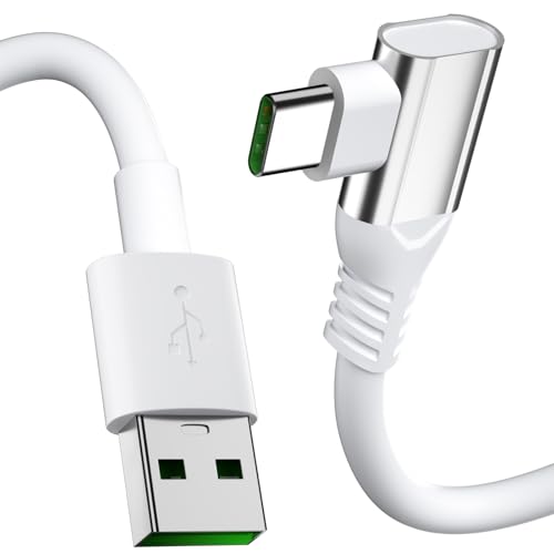 USB C Kabel Warp Charge Ladekabel Dash Ladek abel USB Typ C für OnePlus 12 12R 11 10 Nord CE 4 3 2 Lite,80W USB C Kabel 1M 90Grad SUPER VOOC Ladekabel für Realme 13 12+ Pro GT 6 6T für OPPO Reno12 11F