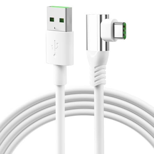 80W USB C Kabel Warp Charge Lade kabel Dash Ladekabel USB Typ C für OnePlus 12 12R 11 10 Nord CE 4 3 Lite,USB C Kabel 1,8M 90 Grad SUPER VOOC Ladekabel für Realme 13 12 Pro GT 6 6T für OPPO Reno12 11F