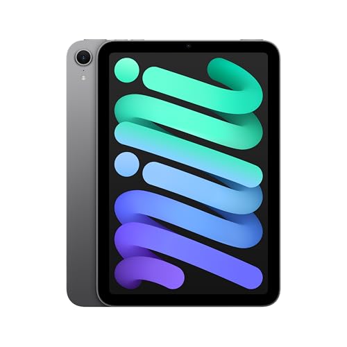 Apple iPad Mini (A17 Pro): Apple Intelligence, 8.3-inch Liquid Retina Display, 128GB, Wi-Fi 6E, 12MP Front/12MP Back Camera, Touch ID, All-Day Battery Life — Space Grey