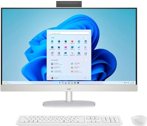 HP 27-cr000 Business All-in-One Desktop 2024 27" FHD 1920x1080 Intel Core i7-1355U 10-Core Intel Iris Xe Graphics, 32GB DDR4 1TB SSD Wi-Fi Bluetooth 5.3 Windows 11 Pro HDMI v1.4