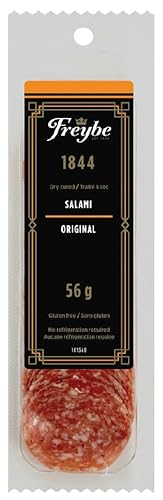 Freybe 1844 Original Dry Cured Salami, 56g, Gluten-free, Product of Canada