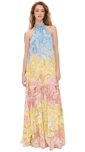 Hemant and Nandita Women's Long Dress, Multi, S
