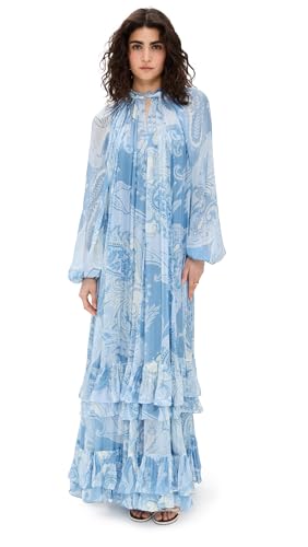 Hemant and Nandita Women's Maxi Dress, Powder Blue, L