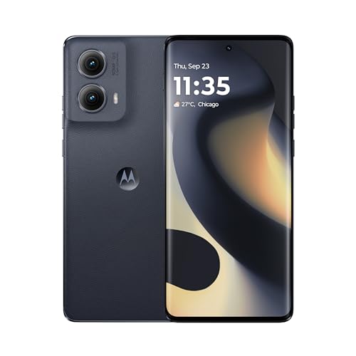 Motorola Edge | 2024 | 6.6" OLED Display, Snapdragon 7s, Carrier Unlocked for US & Global | 8/256GB | 50MP Camera | Midnight Blue (Renewed)