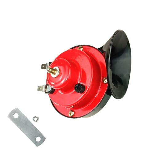 300DB Super Loud Train Horns, 12V 4A Waterproof Air Horns Replacement Kit, Car, Motorcycle, Truck, Bike, Boat Car Air Electric Snail Double Horn, Automotive Accessories Universal for Car