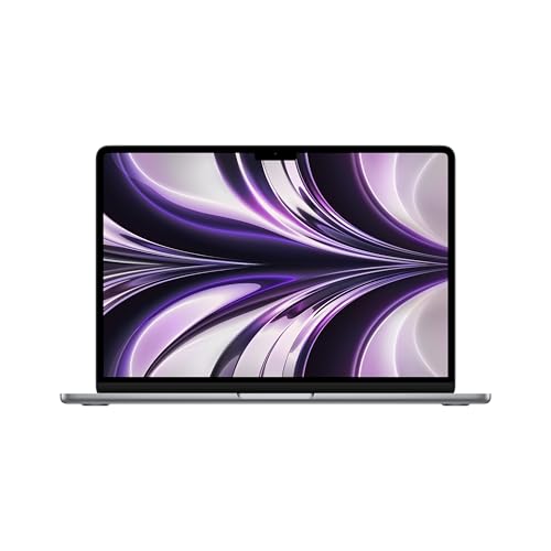 2022 Apple MacBook Air Laptop with M2 chip: 13.6-inch Liquid Retina Display, 16GB RAM, 256GB SSD Storage, Backlit Keyboard, 1080p FaceTime HD Camera. Works with iPhone and iPad; Space Gray