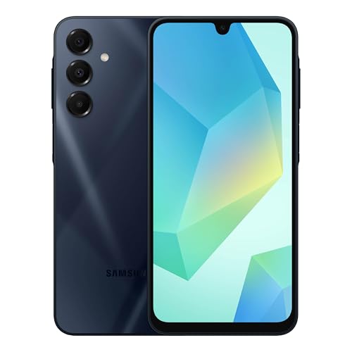 SAMSUNG Galaxy A16 5G A Series Cell Phone, Unlocked Android Smartphone, Large AMOLED Display, Durable Design, Super Fast Charging, Expandable Storage, US Version, 2025, Blue Black