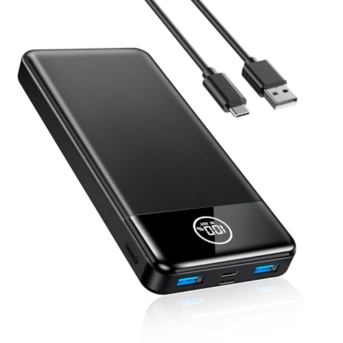 Power Bank Fast Charging 26800mAh, Portable Charger PD22.5W, PD3.0 QC4.0 USB-C/USB-A Output, Phone Battery Pack for iPhone 16 15 14 13 Plus Pro Max Mini, Glaxy