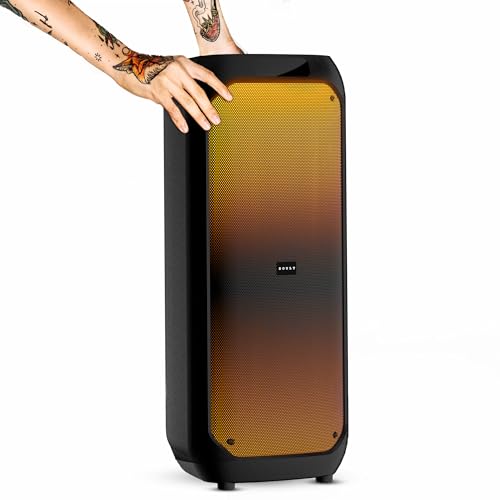 Boult Just Launched Partybox X80 with Dynamic RGB LED Panel, 80W Bluetooth Speaker, Karaoke Mic Input, 5H Playtime Portable Speaker, Bass & Treble Control, USB &AUX Compatibility with Type-C Charging