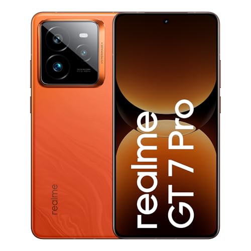 realme GT 7 Pro (Mars Orange,12GB+256GB) | India's First Snapdragon 8 Elite Processor | 3X Periscope Flagship Camera| RealWorld Eco² OLED Plus Display