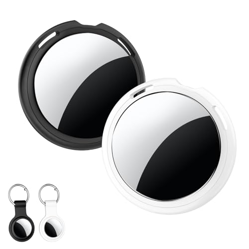 2 Pack Air Tracker Tag [Apple MFi Certified] Pair with Apple Find My(iOS Only) Bluetooth Smart Air Tag Key Finder Item Locator Waterproof Finder Worldwide Tracking for Pet Wallet Backpack Dog Luggage