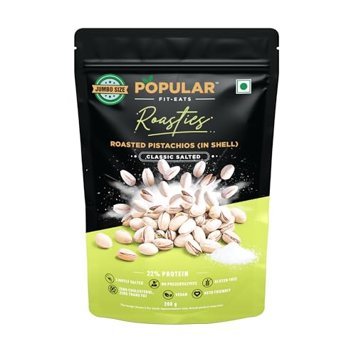 POPULAR FIT-EATS Roasties Classic Salted Pistachio, 200 gm