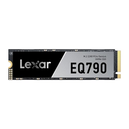 Lexar EQ790 2TB SSD M.2 2280 PCIe Gen4x4 NVMe 1.4, Blazing Speeds Up to 7000MB/s Read 5000MB/s Write for Intense Workloads & PS5 PC Gaming, High Performance Internal Solid State Drive