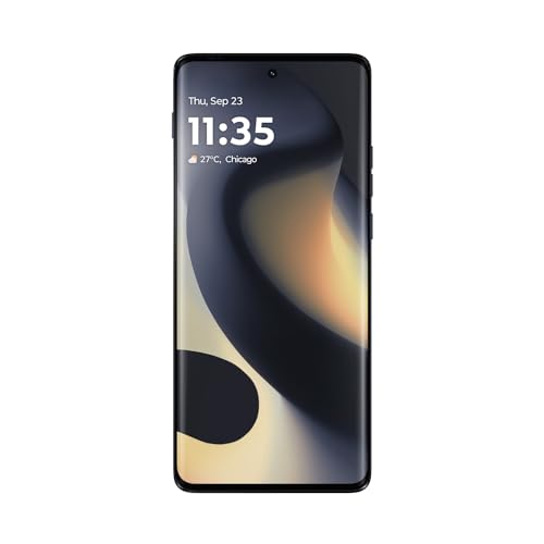 Motorola Edge 5G (2024) (256GB+8GB RAM) 6.6" P-OLED 144Hz Display, 50MP Camera, 5000mAh Battery, Unlocked - Midnight Blue