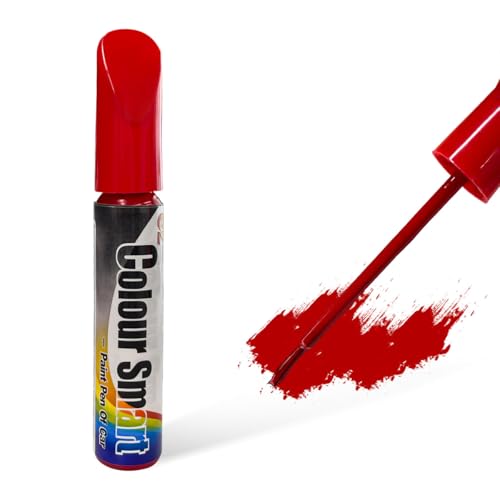 JUSTTOP Car Touch-Up Paint Pen, Automotive Scratch Remover Touch Up Paint Fill Paint Pen, Quick And Easy Up Pen for Vehicles Paint Scratch Repair, Car Accessories (Red)