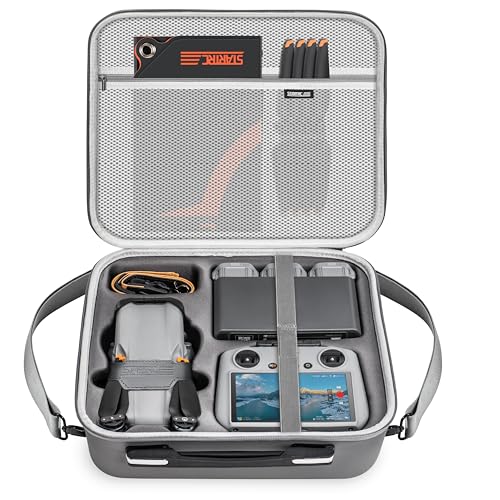 STARTRC Air 3S Case, Portable Travel & Carrying Bag for DJI Air 3S Fly More Combo,RC2/RC/RC-N3/N2 Controller Storage (Drone Not Included)