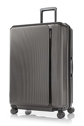 Samsonite Trolley Bag for Travel | MYTON 75 Cms Polycarbonate Hardsided Large Check-in Luggage Bag | Suitcase for Travel | Trolley Bag for Travelling, Matte Graphite