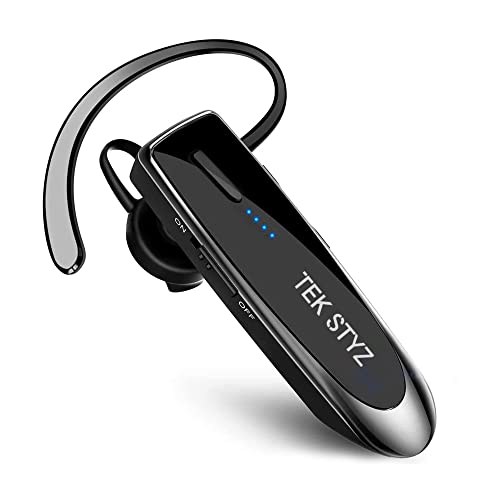 Bluetooth 5.3 Headset Compatible with Realme GT 6 Wireless Earpiece, IPX5 Waterproof, Dual Microphones, Noise Reduction, 60 Days Standby + 22Hrs HD Talk Time!