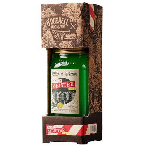 O'Donnell Moonshine Waldmeister-Zitrone 1. FC Union Berlin Kombi-Set mit Ausgießer Vegan Likör Deutschland inkl. FeinWert E-Book (1 x 0,7l)