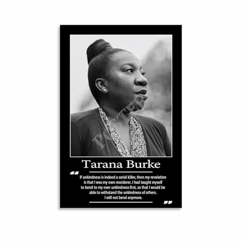 Tarana Burke Quote Poster Feminist Activist Quotes Poster (2) Canvas Painting Wall Art Poster for Bedroom Living Room Decor 12x18inch(30x45cm) Unframe-style