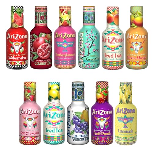 Arizona Tea Pick N Pick N Mix 6 bottles from 3 of your delicious choices | 500ml PET Bottles, Delicious Fruity Drink, No Artificial Flavours, No Artificial Preservatives | Brought to you by Serendib
