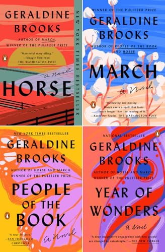 Geraldine Brooks Bestselling 4 Books Collection - Horse, March, People of the Book, Year of Wonders