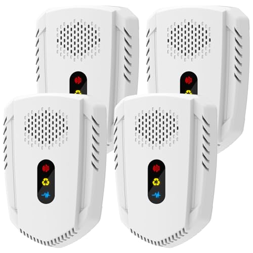 PestoPulse Ultrasonic Pest Repeller, 4 PCS Mouse repellent, 3 Model Repeller Plug in Pest Control, Efficient Against Mice Rat Mosquitoes Spider Cockroach Moths Ants Etc