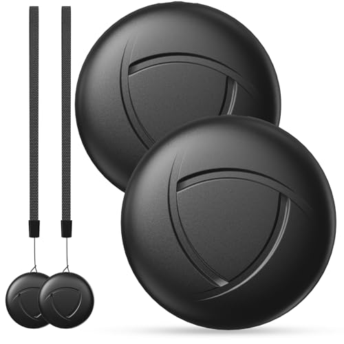 GPS Tracker – 2 Stück Smart Air Tracker Tag, Bluetooth-Tracker, Kompatibel mit Apple Wo ist (nur iOS 14.5+), Schlüsselfinder für Koffer/Katzen/Tasche/Kinder/Hunde/Auto, Austauschbarer Akku