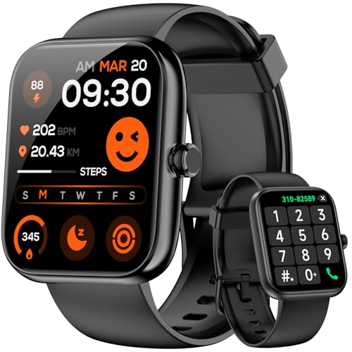 Mikego Smart Watch for Men Women, Alexa Built-in Fitness Tracker with Call Function