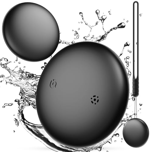 Smart Tag - Air Tracker Tags-2 Pack Kompatibel mit Apple Wo ist? (iOS NUR), Wasserdichter Bluetooth-Schlüsselfinder, Laute Lautstärke, Gegenstandssucher für Geldbörse, Gepäck, Austauschbare Batterie